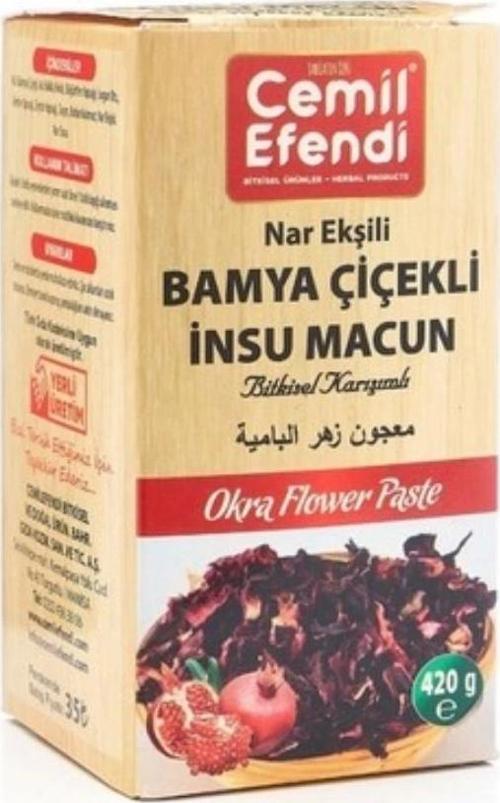 Cemilefendi Bamya Çiçekli İnsu Macun 420Gr