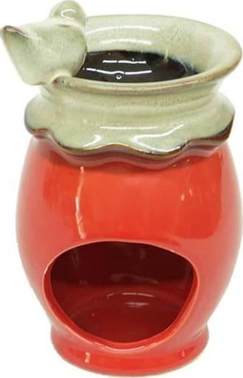 Seramik Buhurdanlık Kuş Kırmızı - C0024