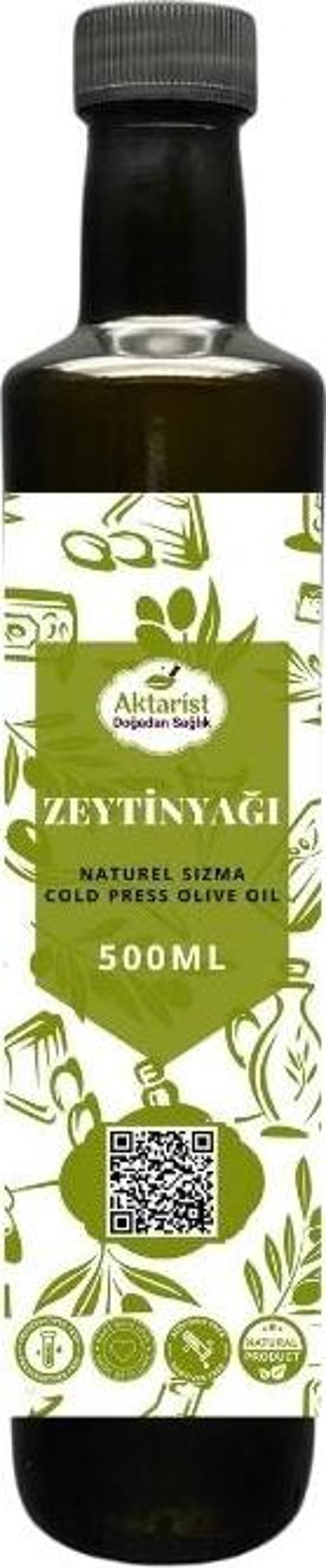 Zeytin Yağı 500ml Cam Şişe (sızma)