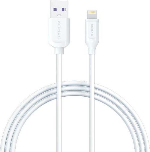 C68 2.0A 20cm USB-A - Lightning Şarj & Data Kablosu - Beyaz