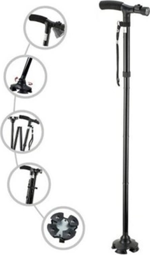 Hareketli Led Işıklı Katlanır Baston Nrd Bs 4