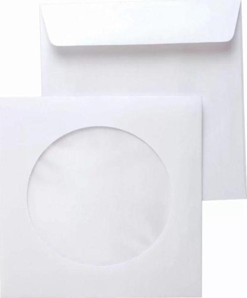 Cd Zarfı 12,5x12,5 1. Hamur 80 Gram Pencereli 500'lü - Ürün Kodu : DOĞ.AS-3003