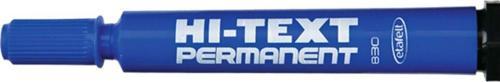 Hi-Text 830PBM Permanent Marker Yuvarlak Uç Mavi 12 Li Kutu