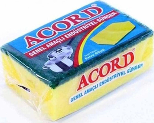 1 Adet Jumbo Boy Endüstriyel Çok Amaçlı Bulaşık Süngeri 13X8X4 Cm