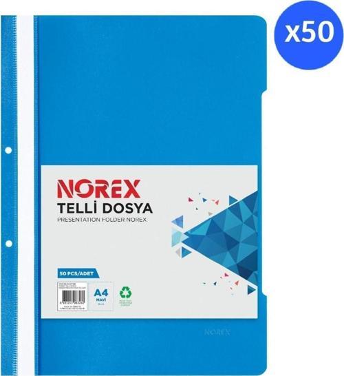 Norex Telli Dosya Mavi 50'li Royaleks-DER.UL50T-130