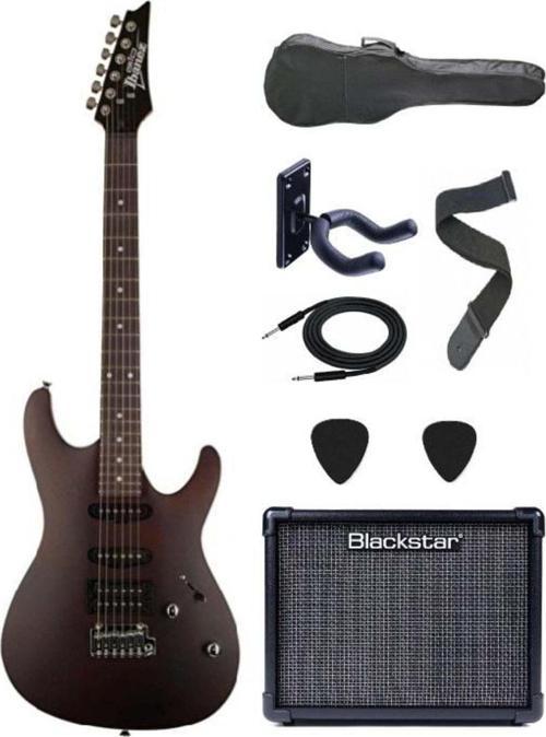 Gsa60-Wnf Gio Serisi Walnut Flat Elektro Gitar Set