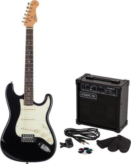 Kgp-Stg10-Bk Başlangıç Elektro Gitar Paketi
