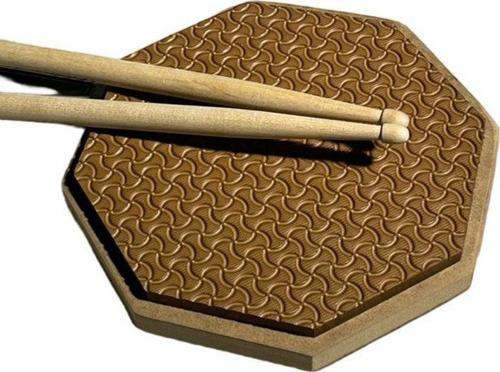 Bateri Davul Ritim Çalışma Pedi 8'' Kahverengi