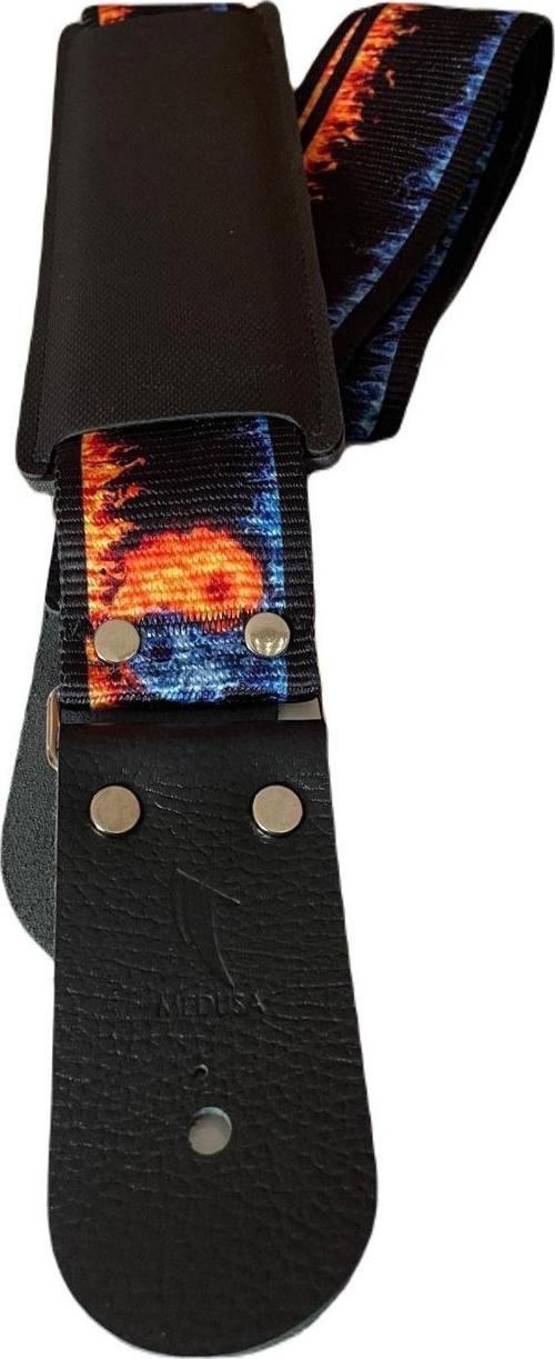 Pyro Aqua Omuz Korumalı Ayarlanabilir Deri Uçlu Gitar Askısı