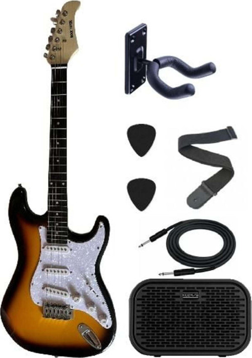 Venom20-Bsb Sss Sunburst Elektro Gitar Seti