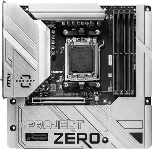 B650M Project Zero AM5 Soket DDR5 7600(OC)MHz mATX Anakart