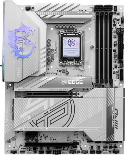 MPG Z890 EDGE TI WIFI DDR5 Soket 1851 9200MHZ(OC) WIFI 7 ATX Gaming (Oyuncu) Anakart