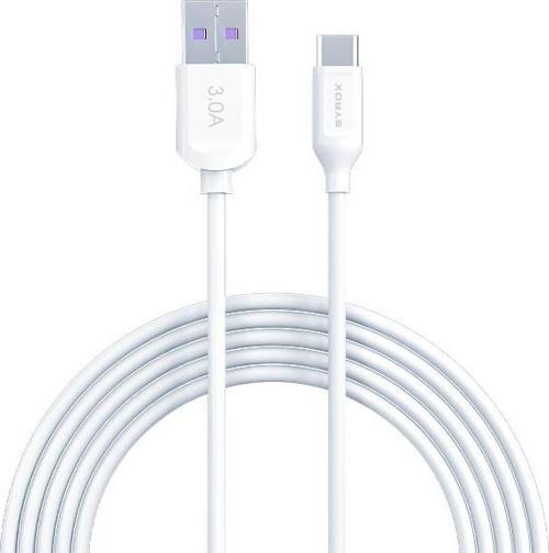 C111 3.0A 18W 2mt USB-A - Type-C Şarj & Data Kablosu - Beyaz
