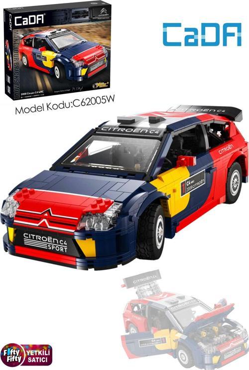 Cada Citroen C4 WRC 2008 -C62005W (1569 Parça) Profesyonel Oyuncak Yapım Seti