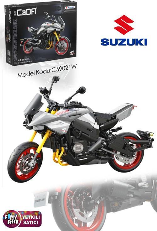 Cada Suzuki Katana 2022 Motosiklet-C59021W (1104 Parça) Oyuncak Yapım Seti