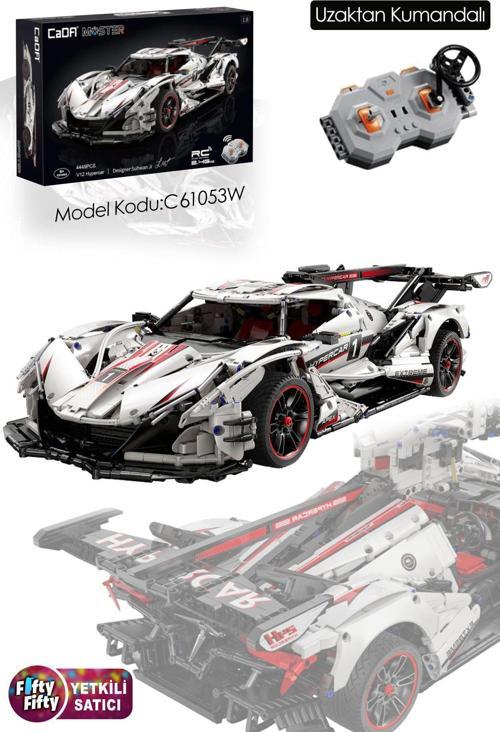 Cada V12 Hypercar -C61053W (4449 Parça) Profesyonel Oyuncak Yapım Seti