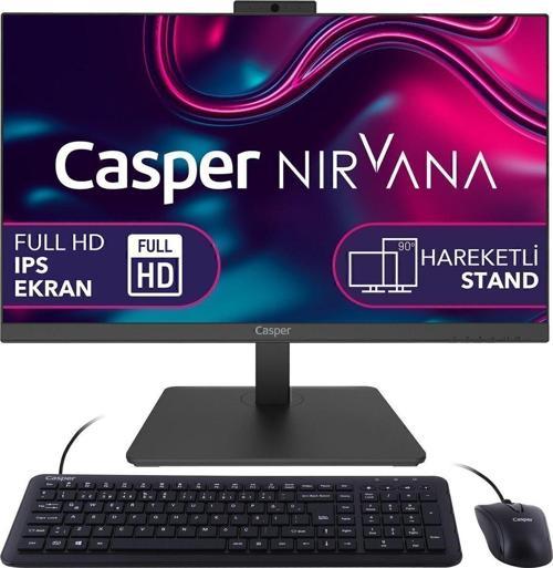 Nirvana A60.5700-8V00X-V Ryzen 7-5700U 8Gb Ram 500Gb Nvme Ssd Gen4 Freedos All In One