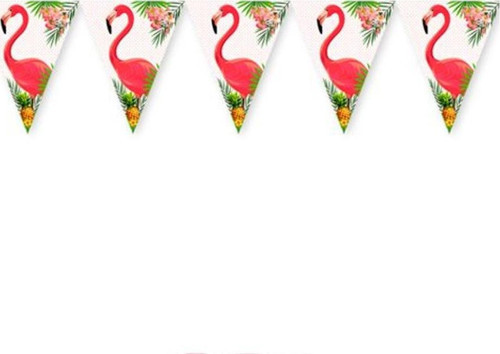 Tfl8849 Flamingo Kağıt Bayrak Seti -Balonevi