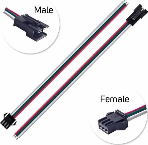 3 Pin JST SM 10cm Kablo Çifti