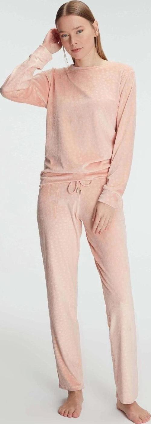 Yeni Sezon Yumuşak Doku Rahat Kesim Sıcak Tutan Esnek Uzun Kol Sweatshirt Pantolon Pijama Takımı