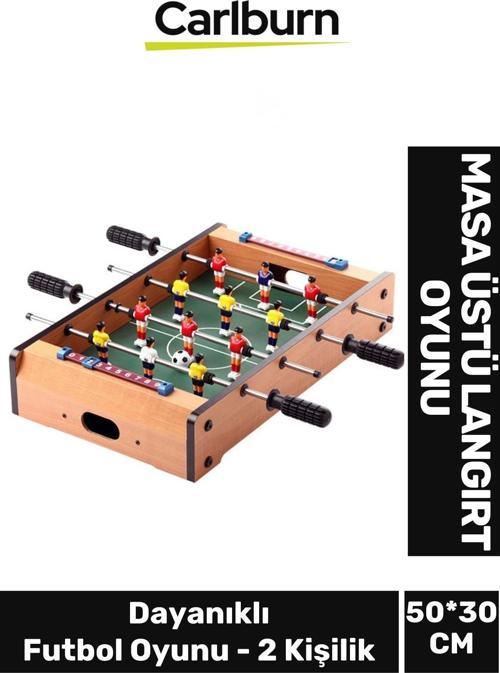 Özel Üretim Dayanıklı Futbol Ahşap Mini Masa Üstü Maçı Oyunu Hokey Langırt 50*30cm