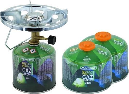 Kamp Ocak Seti-450 gr Tüp K-500-450+2 Adet Tüp KTS-230 ORC-024-B2