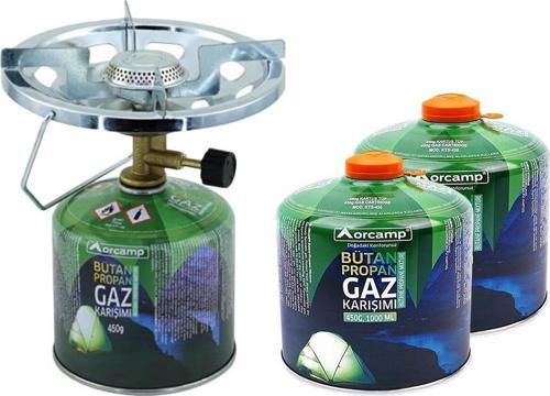 Kamp Ocak Seti-450 gr Tüp K-500-450+2 Adet Tüp KTS-450 ORC-024-A2