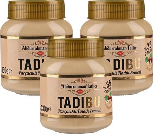 Tadıbu Parçacıklı Fındık Ezmesi 330 gr x 3 Adet