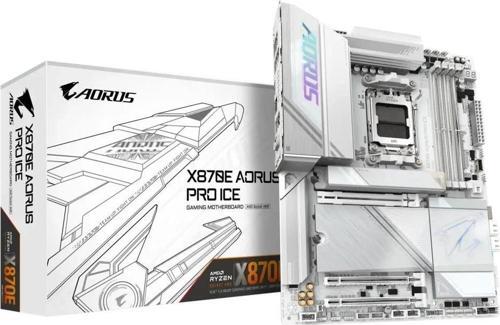 X870E AORUS PRO ICE WiFi 7 DDR5 8000MHz (OC) RGB M.2 AM5 ATX Anakart