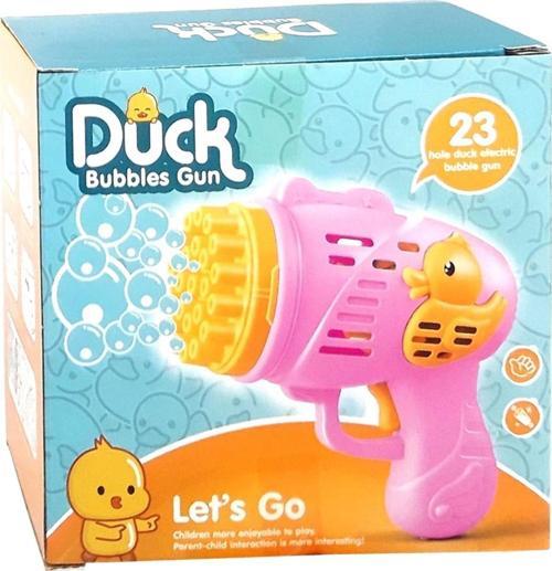 Pembe Renk Duck Pilli Köpük Tabancası 23 Çıkış Bölümlü