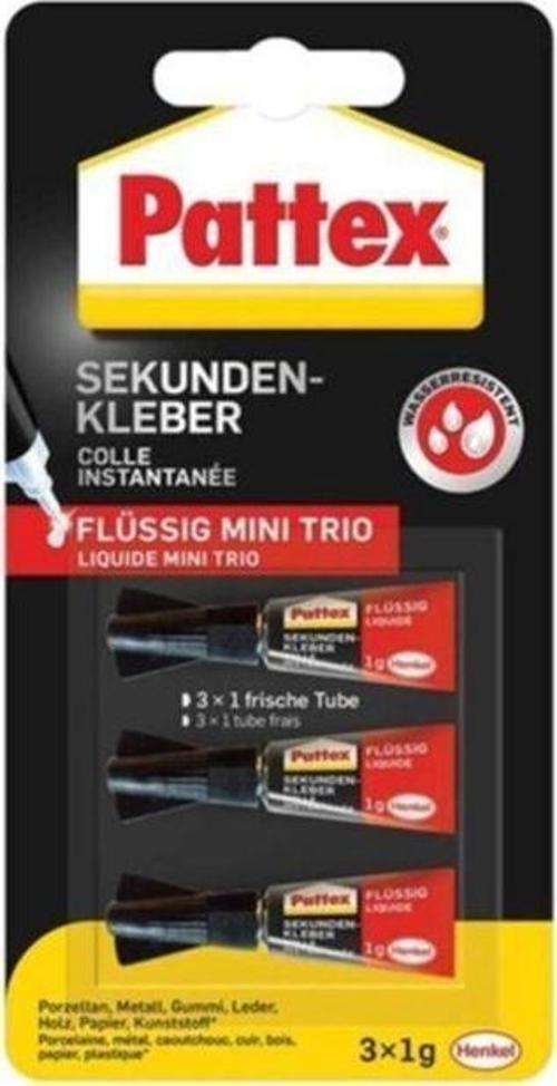 Super Glue Mini Trio / 3Lü Mini Yapıştırıcı 1 Gr
