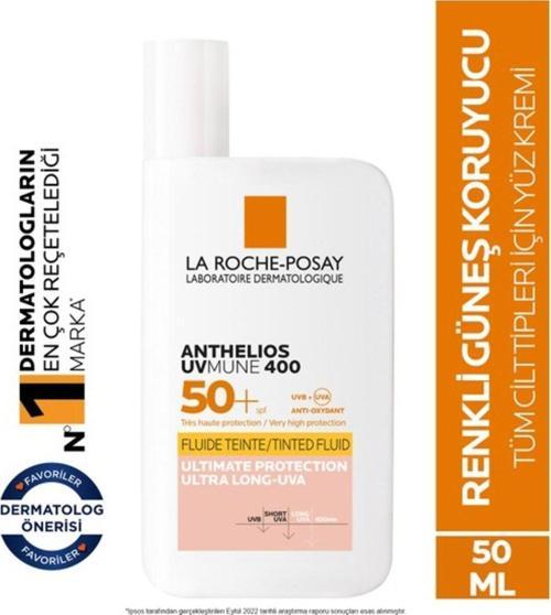 Anthelios Uvmune Fluid Tinted Renkli Güneş Kremi