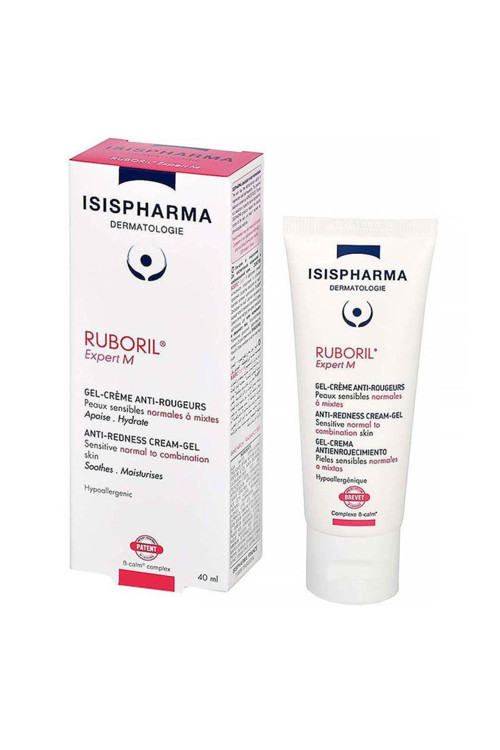 ISISPHARMA Ruboril Expert M - Karmadan Normale Dönük Ciltler İçin Kızarıklık ve kuperoz karşırı nemlendirici krem 40ml