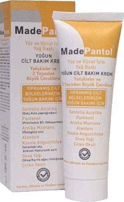 Madepantol Yağ Bazlı Yoğun Cilt Bakım Kremi 50ml