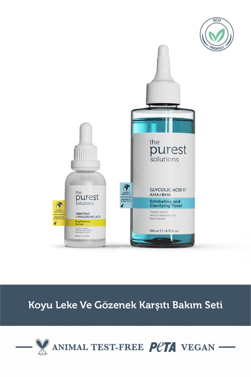 Koyu Leke Ve Gözenek Karşıtı Bakım Seti