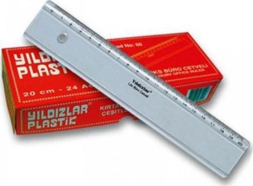 Standart Cetvel Plastik 20 CM Plastik Cetvel (24 Lü Paket)