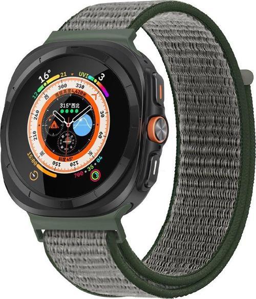 Samsung Galaxy Watch 7 Ultra 47mm Uyumlu Orijinal Pim Woven Örgü Naylon Kordon