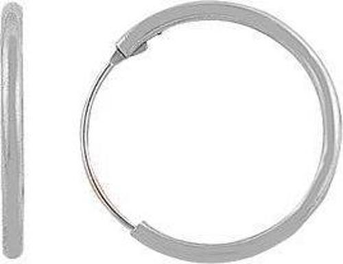 925 ayar gümüş 14 mm halka küpe 