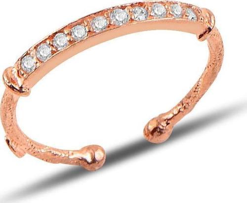 Gümüş ayarlamalı zirkon taşlı yüzük SGTL9952BEYAZ 