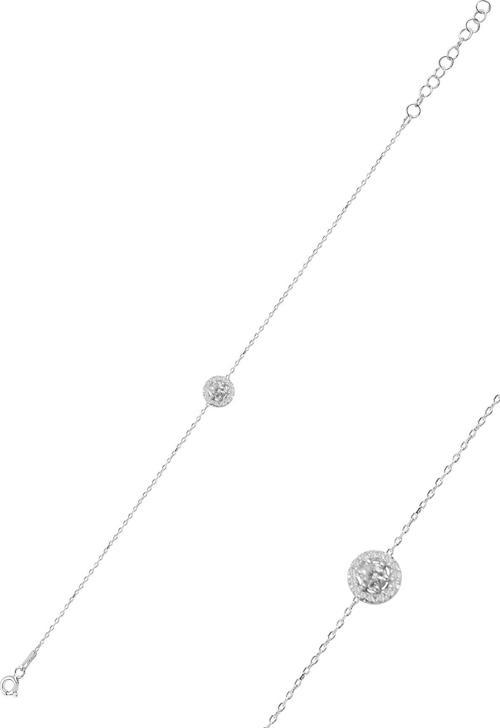 Gümüş pırlanta bileklik 