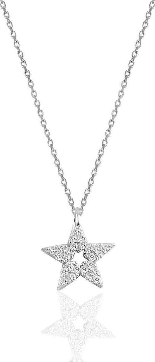 Gümüş rodyumlu lotus modeli kolye 