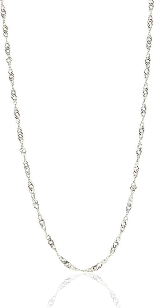 Gümüş singapur modeli 60 cm zincir 