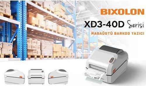 XD3-40d 4-inç Direkt Termal Masaüstü Etiket Yazıcı USB Beyaz