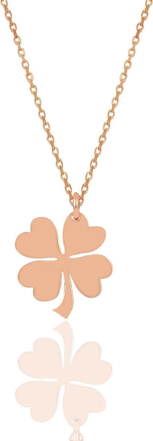 Gümüş yonca modeli kolye 