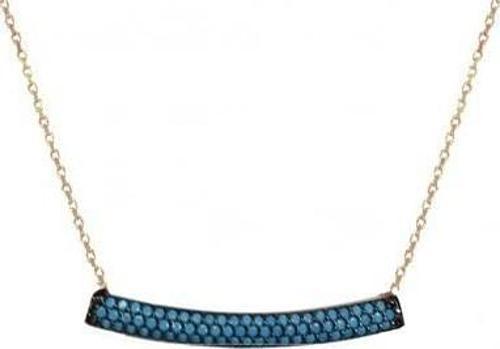 nano turkuaz taşlı kolye