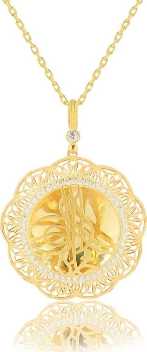 osmanlı tuğralı kolye