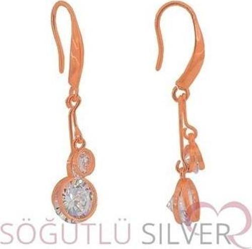 zirkon taşlı sallamalı kiraz küpe 