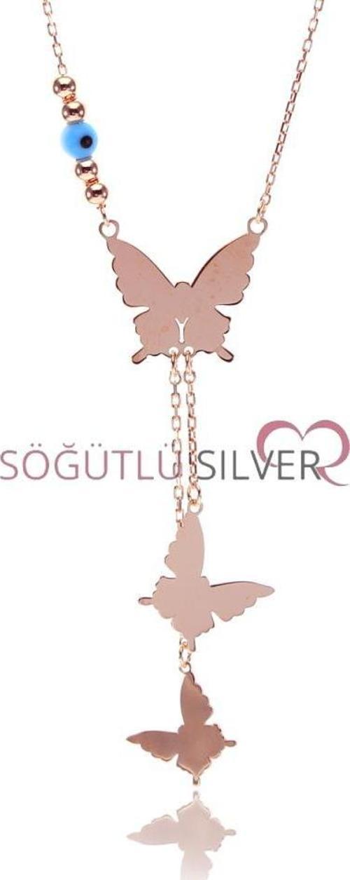 Uçuşan kelebekler kolyesi 