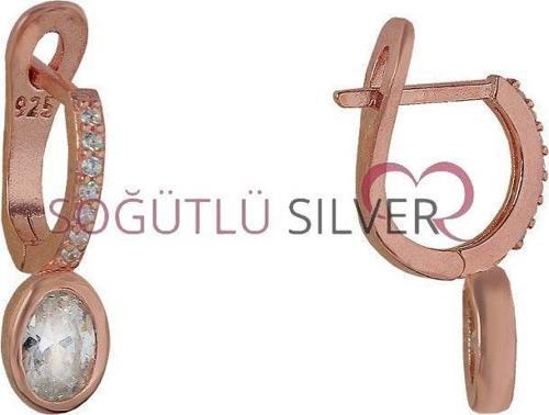 yuvarlak taşlı hagi küpe 