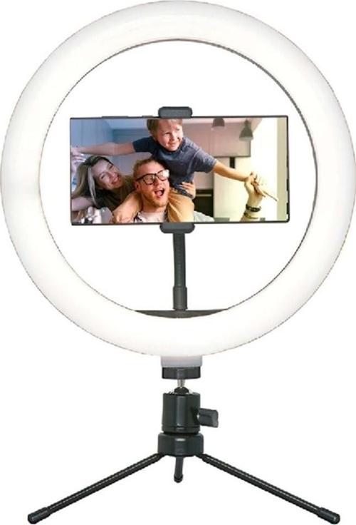 SLF-1 Kontrol Paneli 8 İnç 20cm Işıklı Tripod Led Halka